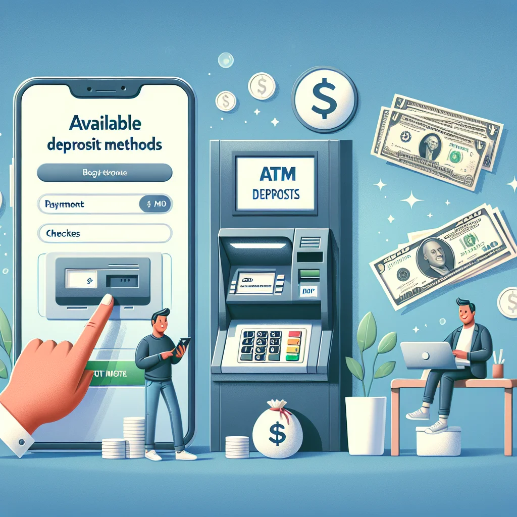 Métodos de depósito disponíveis